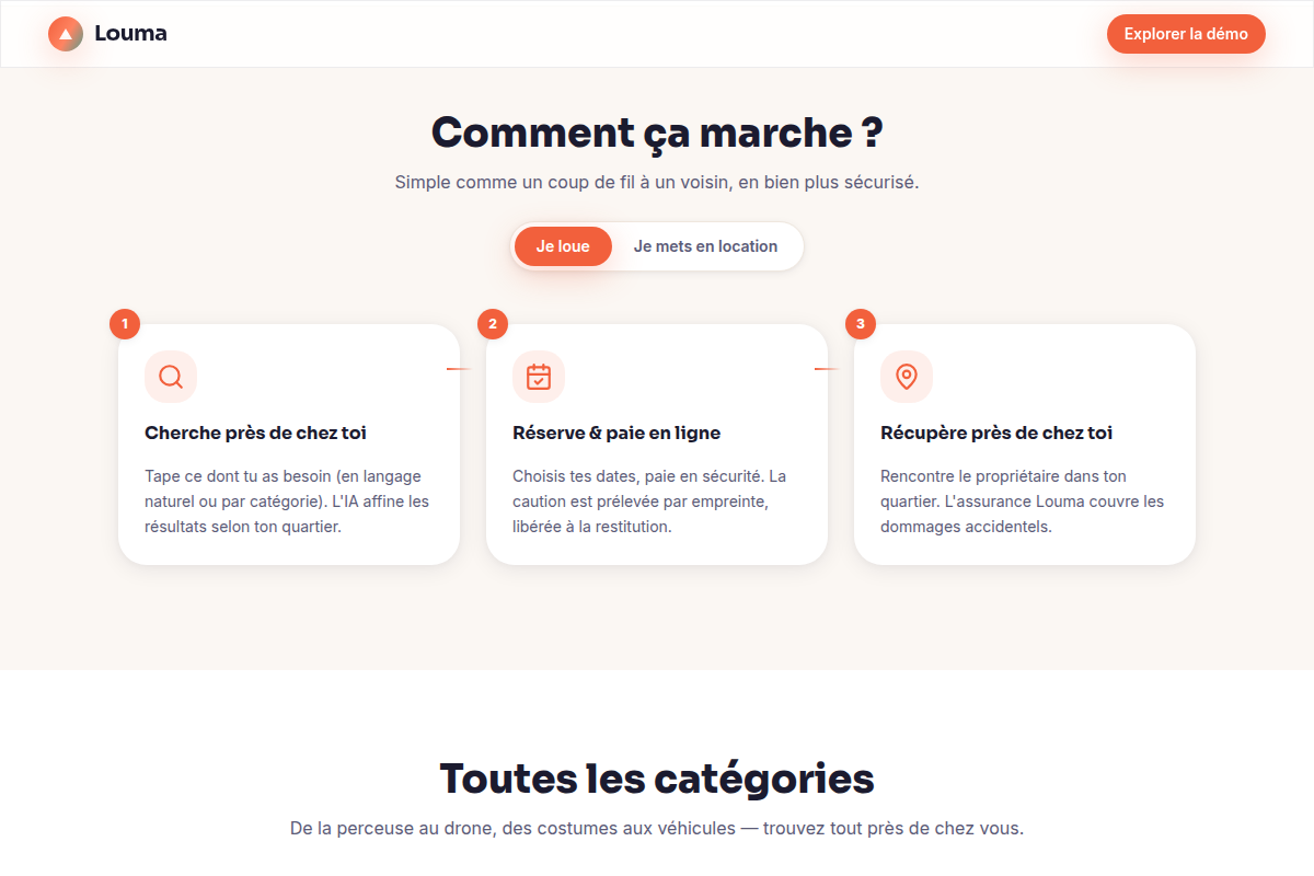 Parcours locataire en 3 étapes