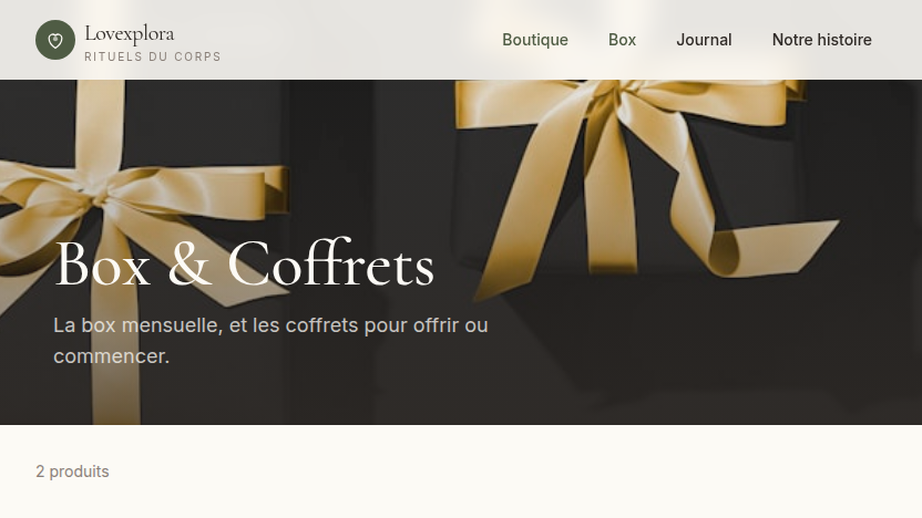 Box par abonnement et coffrets