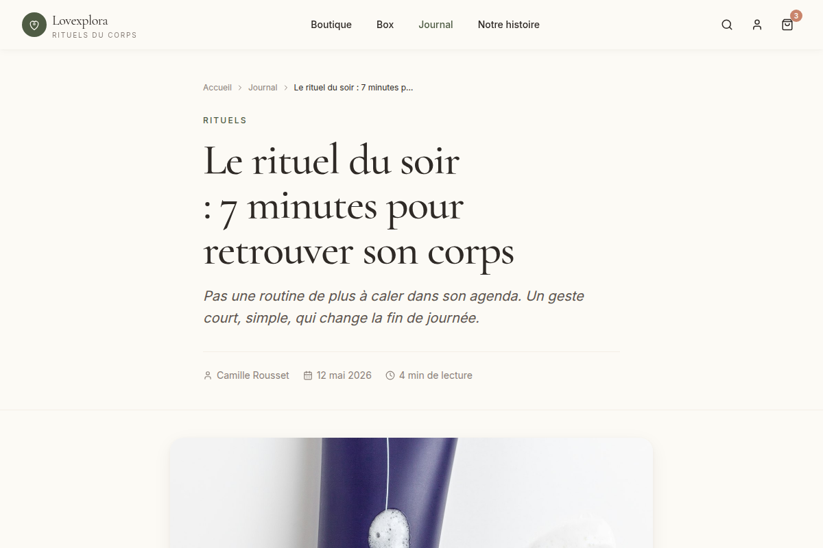 Article de journal en lecture immersive