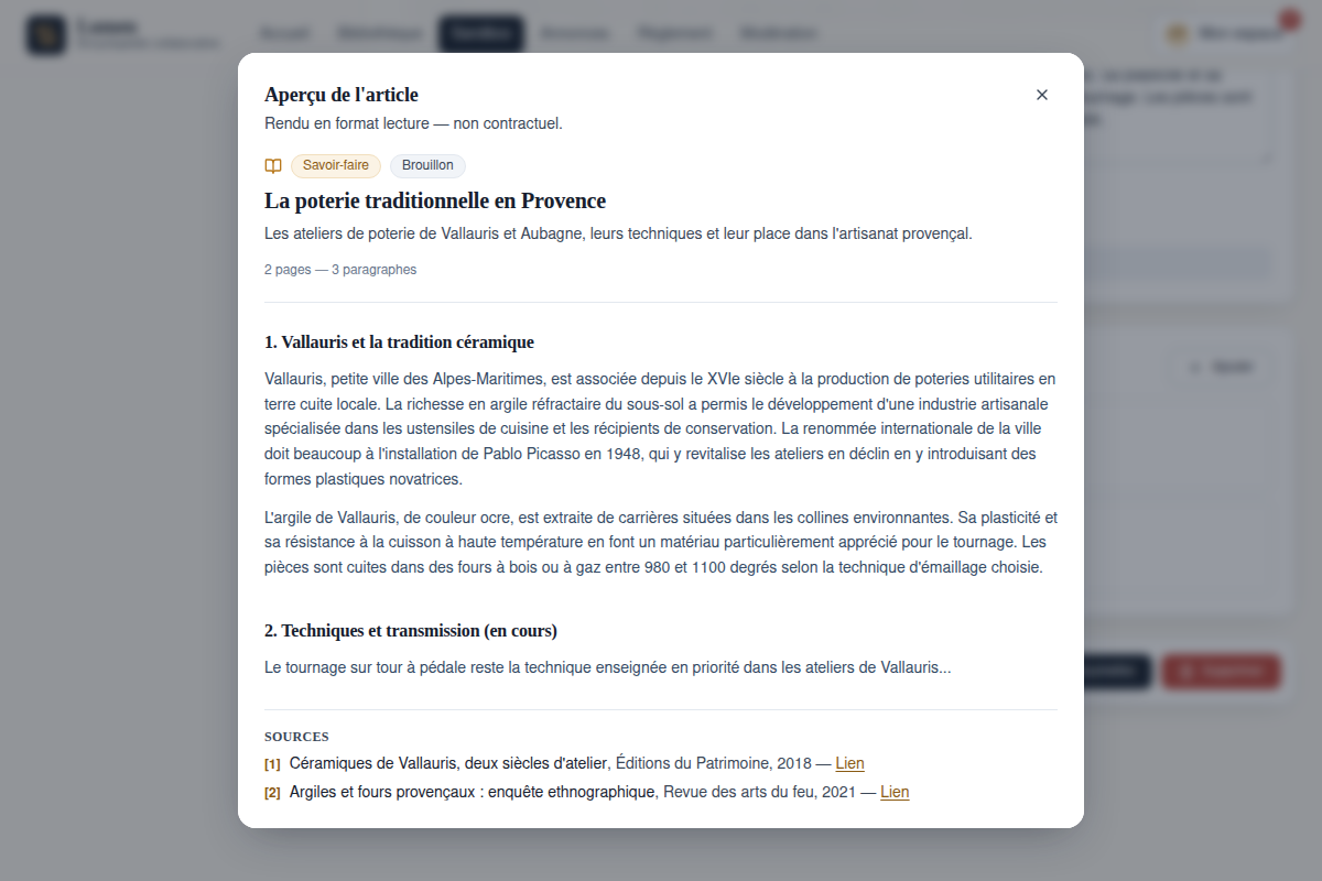 Aperçu de l'article avant soumission