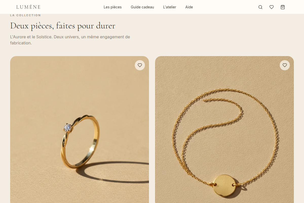 Catalogue, deux pièces d'exception