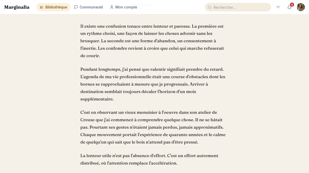 Reprendre la lecture là où on l'a laissée