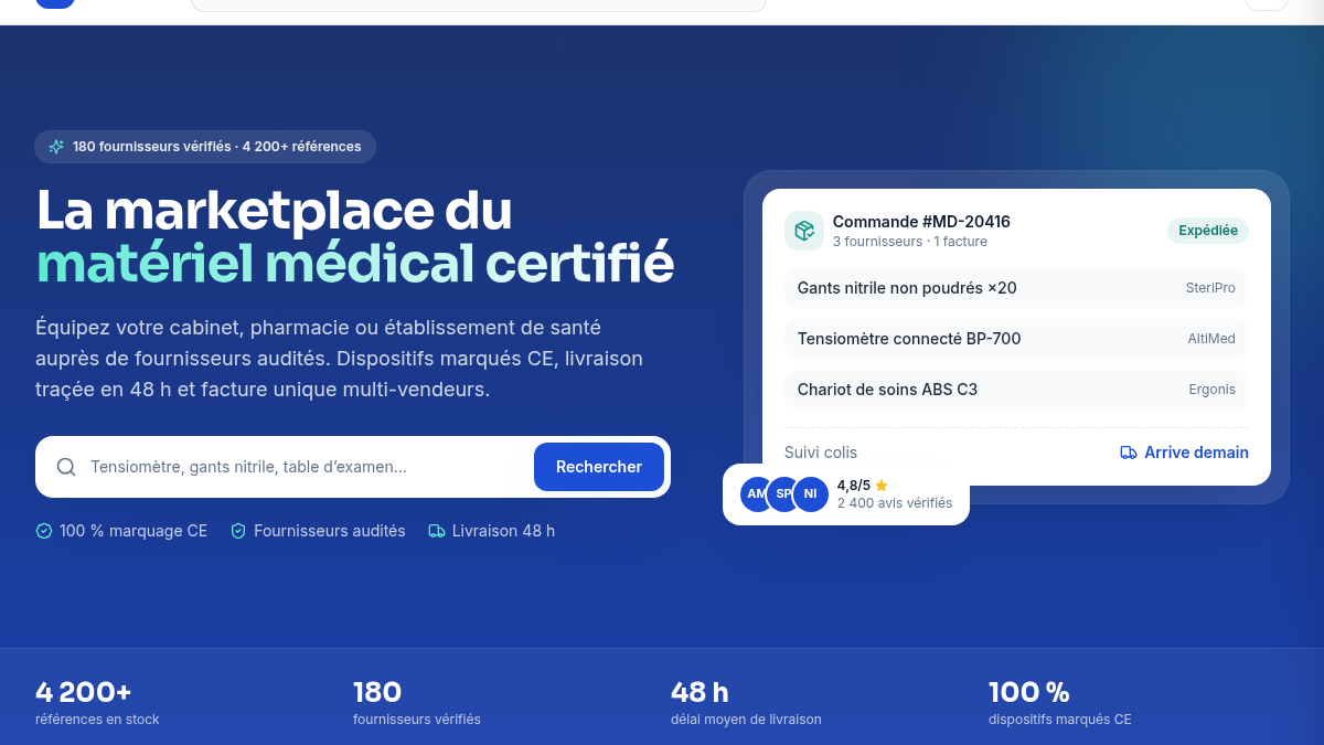 Multi-vendeurs, facture unique
