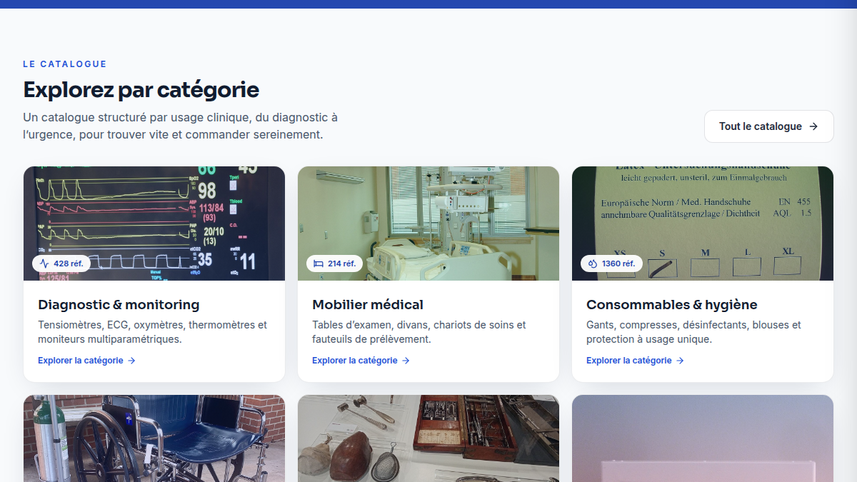Catalogue par usage clinique
