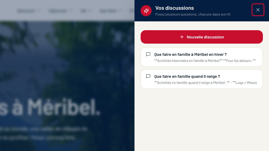Conseiller de séjour IA