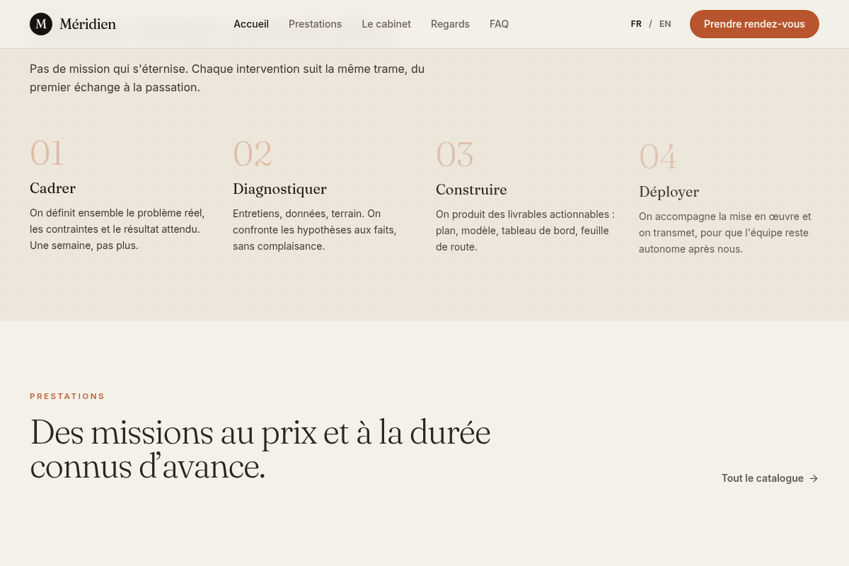 La méthode en quatre temps