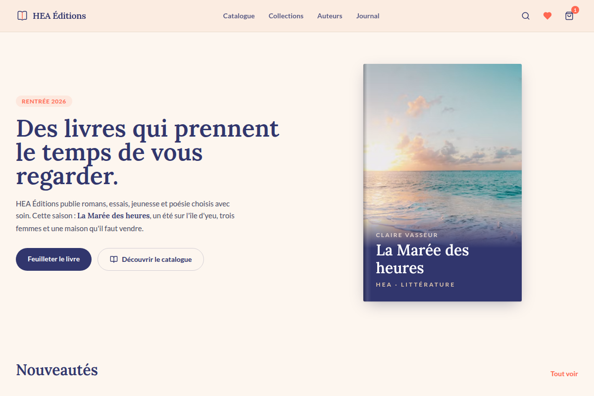 Accueil boutique : nouveautés et rentrée littéraire