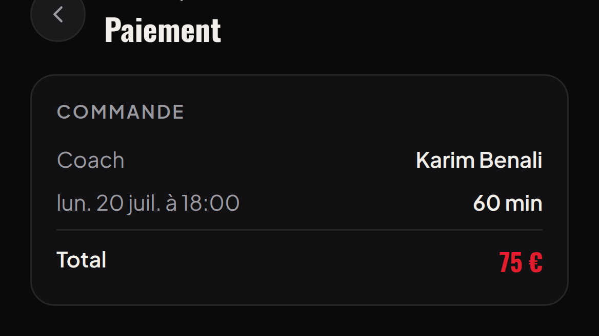 Réserver en quelques taps