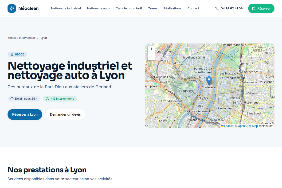 Zone Lyon : carte interactive et stats locales