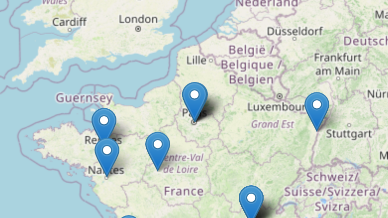 Recherche géolocalisée