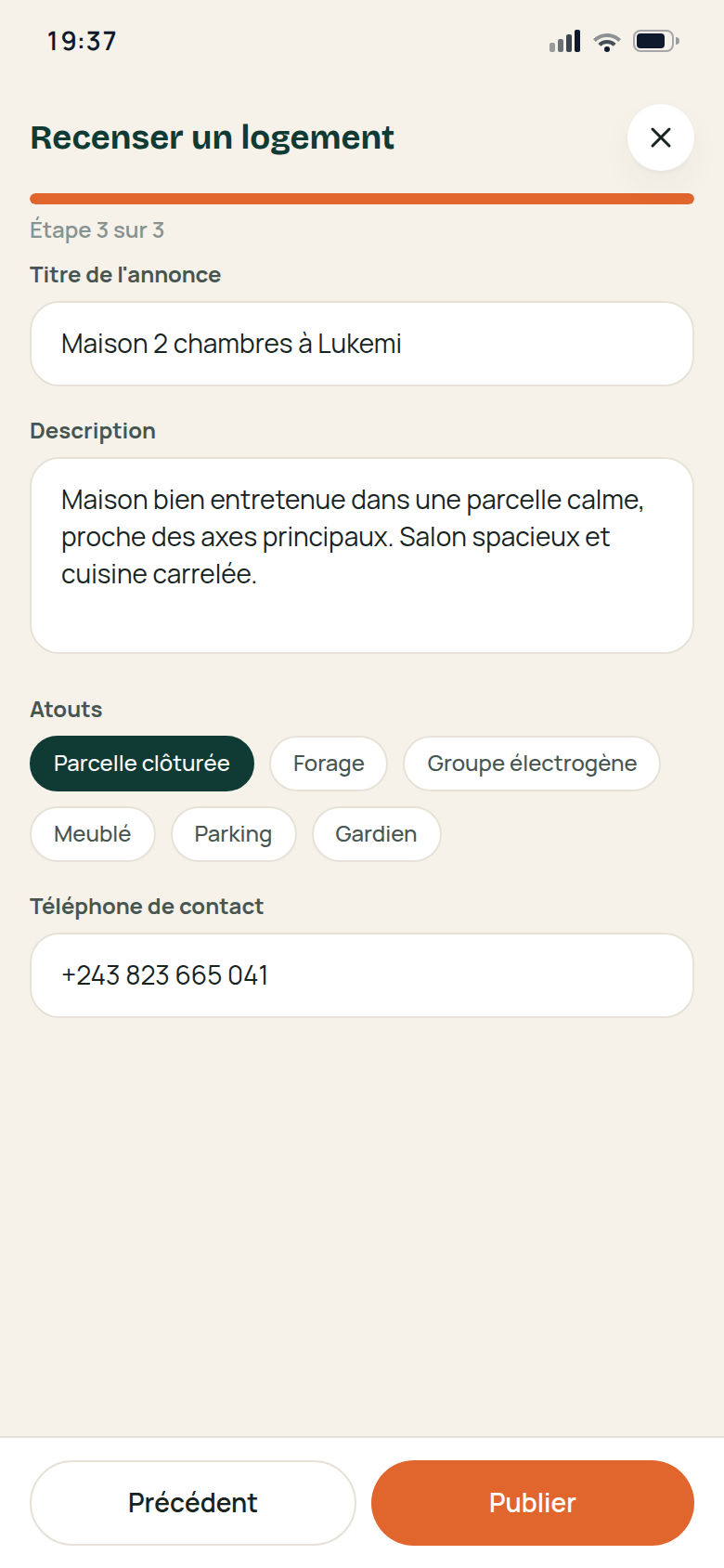 Dépôt d'une annonce par le bailleur en 3 étapes