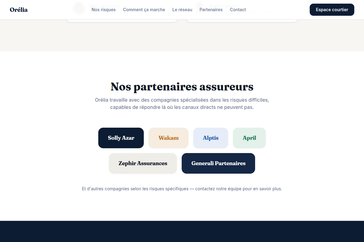 Réseau des partenaires assureurs
