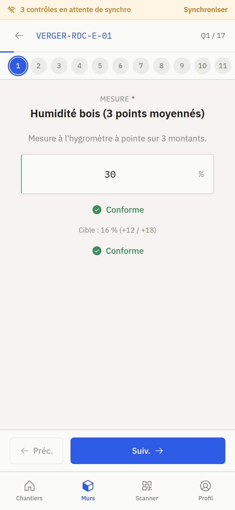 Contrôle guidé, conformité en direct