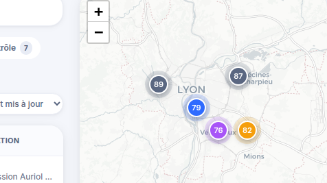 Carte multi-sites