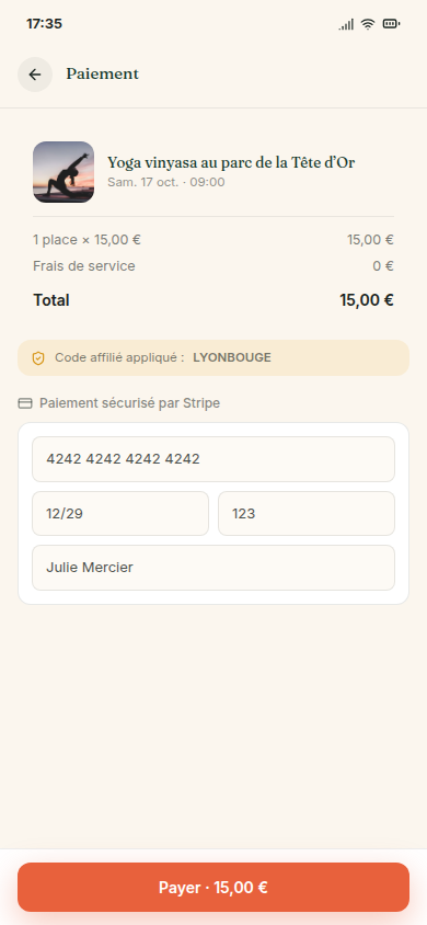 Paiement en ligne sécurisé