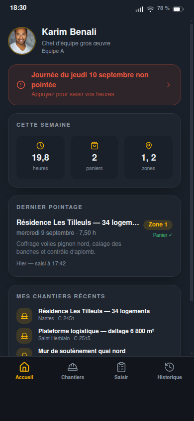 Récap de la semaine et alertes
