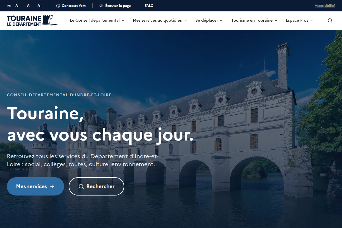 Accueil : Touraine, avec vous chaque jour