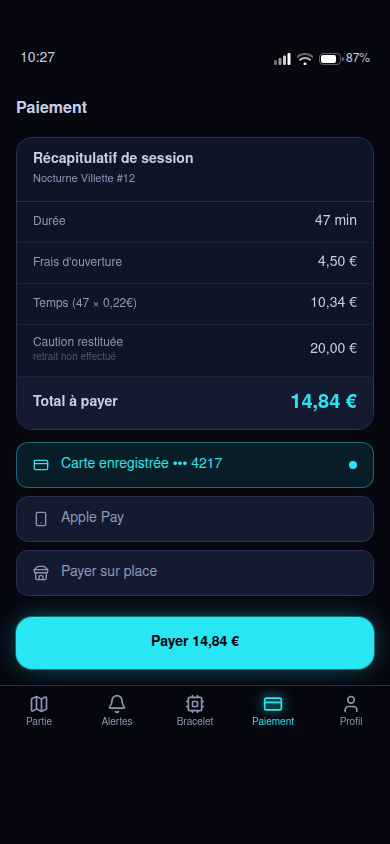 Paiement au temps, calcul détaillé