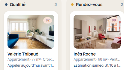 Score de 0 à 98 pour prioriser le rappel