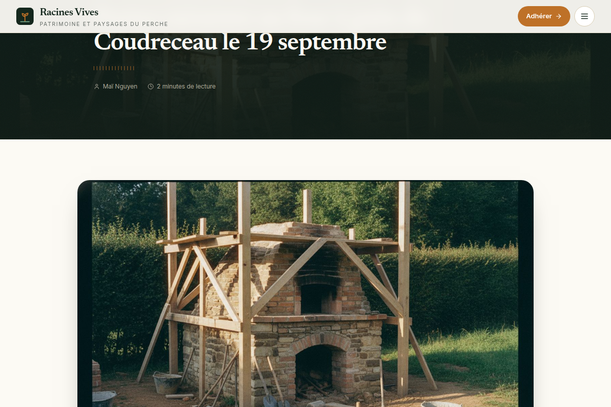 Portes ouvertes au four à pain de Coudreceau