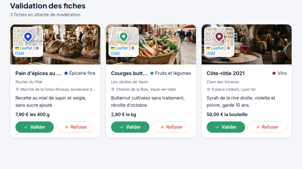 Validation en un clic