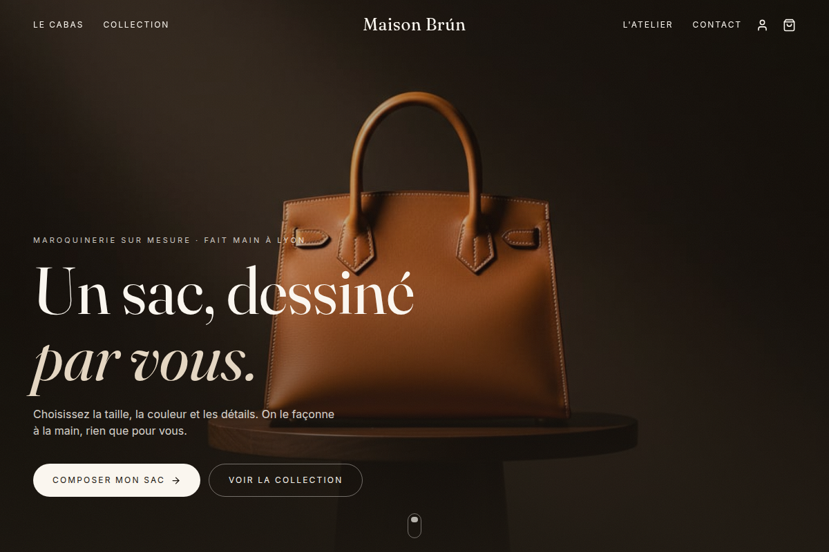 La boutique et sa pièce signature