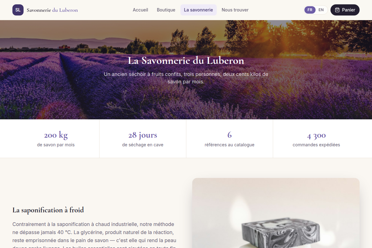 Page atelier La Savonnerie