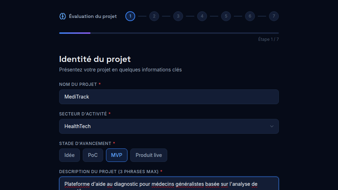 Parcours d'évaluation en 7 étapes