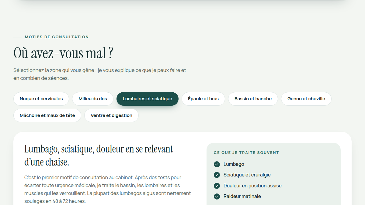 Un diagnostic avant la réservation
