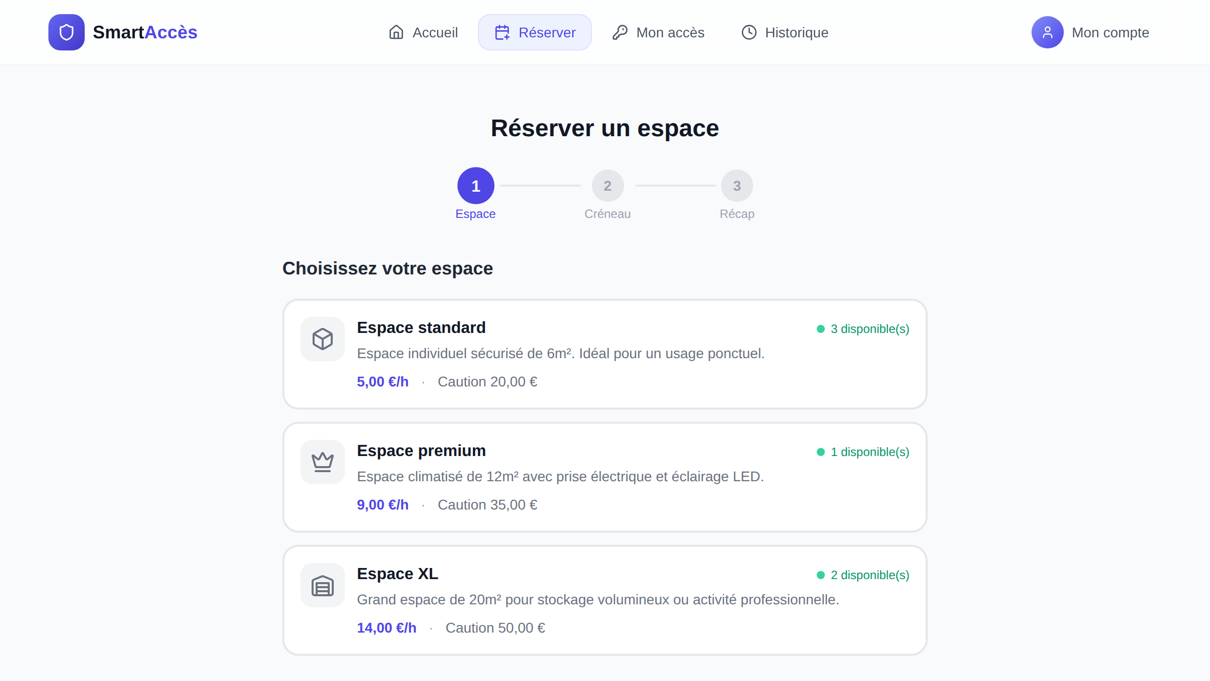 Un parcours guidé en 3 étapes