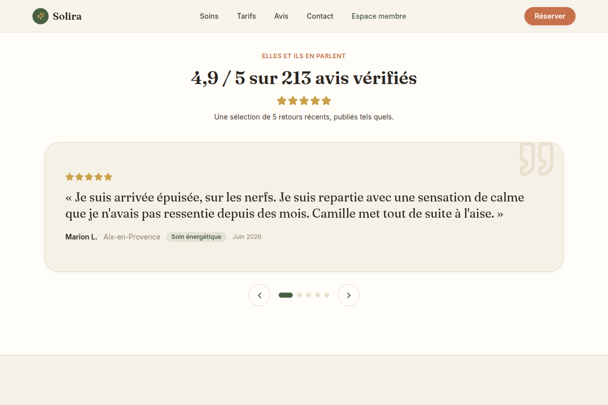 Avis clients et notes vérifiées