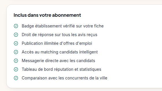 Abonnement pro à 9,99€/mois