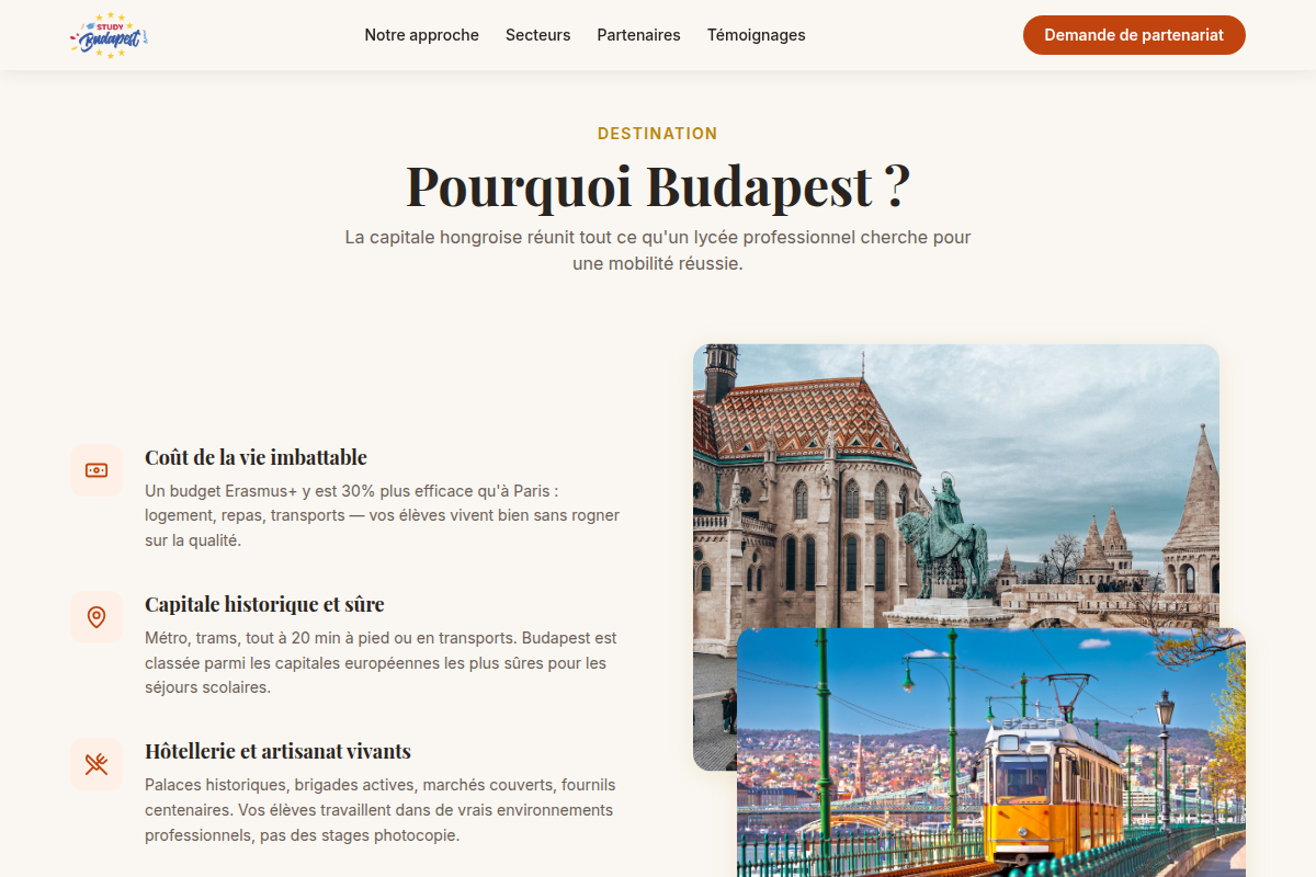 3 arguments : coût de la vie, sécurité, métiers vivants