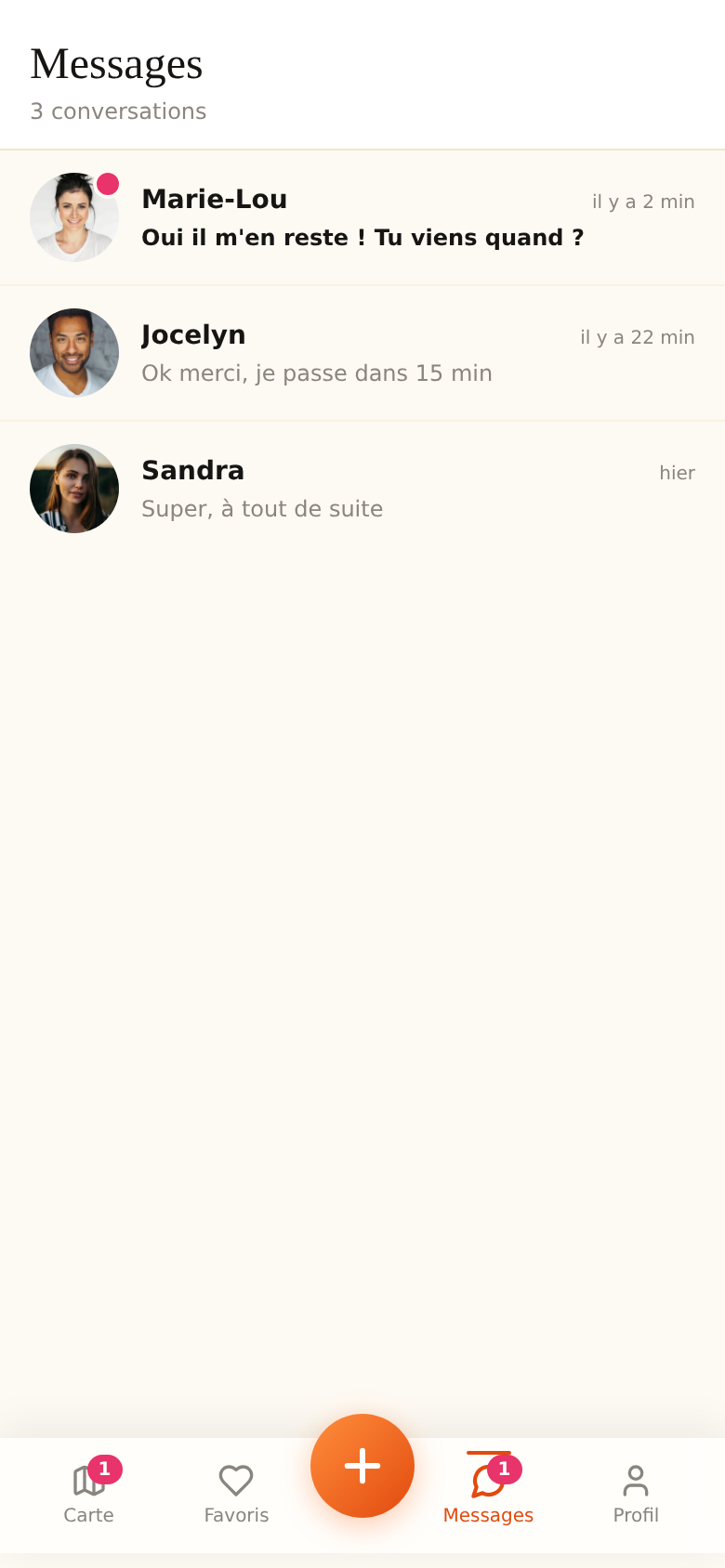 Messagerie acheteur / vendeur