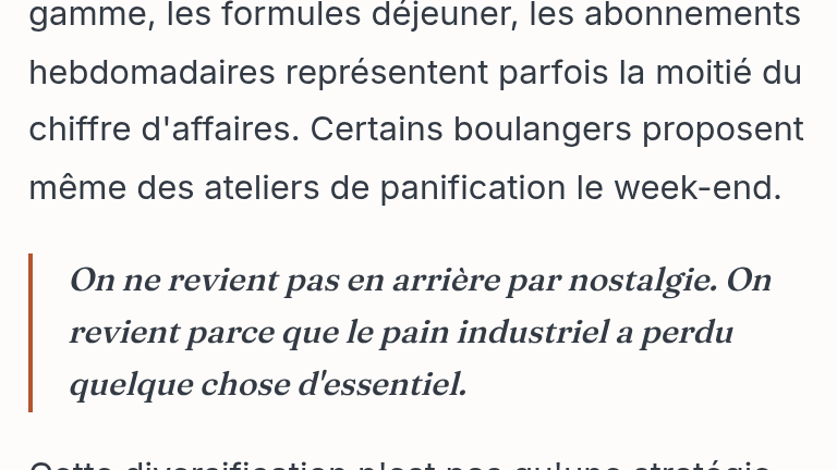 Lecteur avec citation mise en exergue