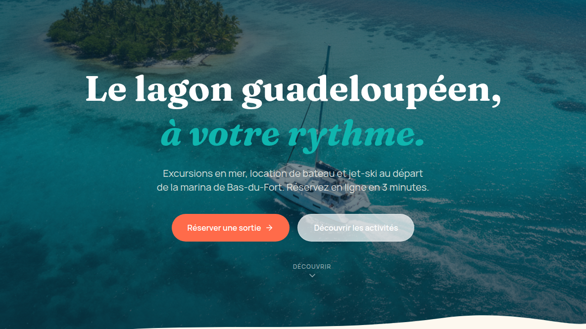 Une identité lagon et corail