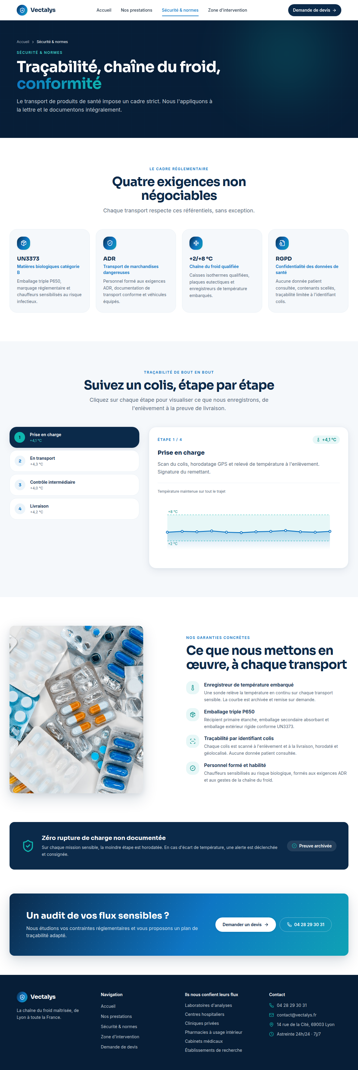 Normes et traçabilité réglementaires