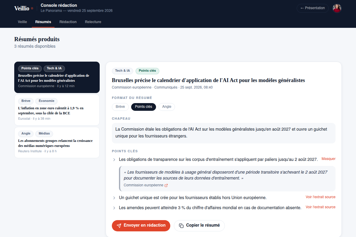 Résumé sourcé avec citation d'origine