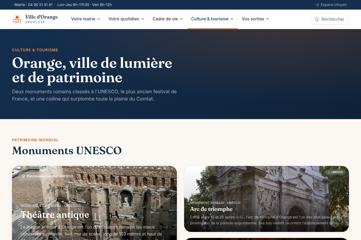 Culture et patrimoine romain UNESCO