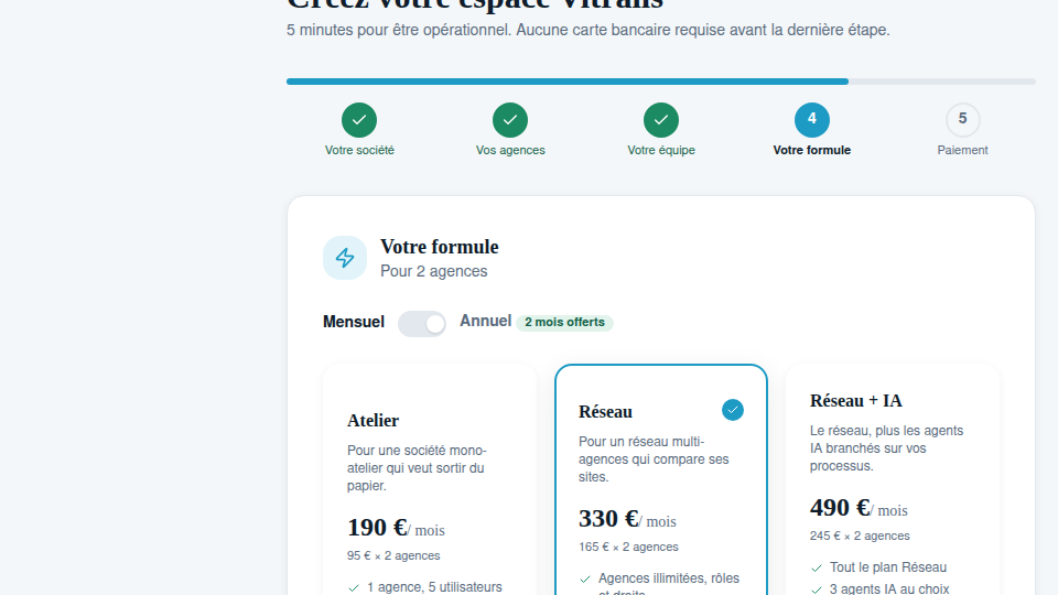 Un tunnel d'inscription qui vend les agents IA