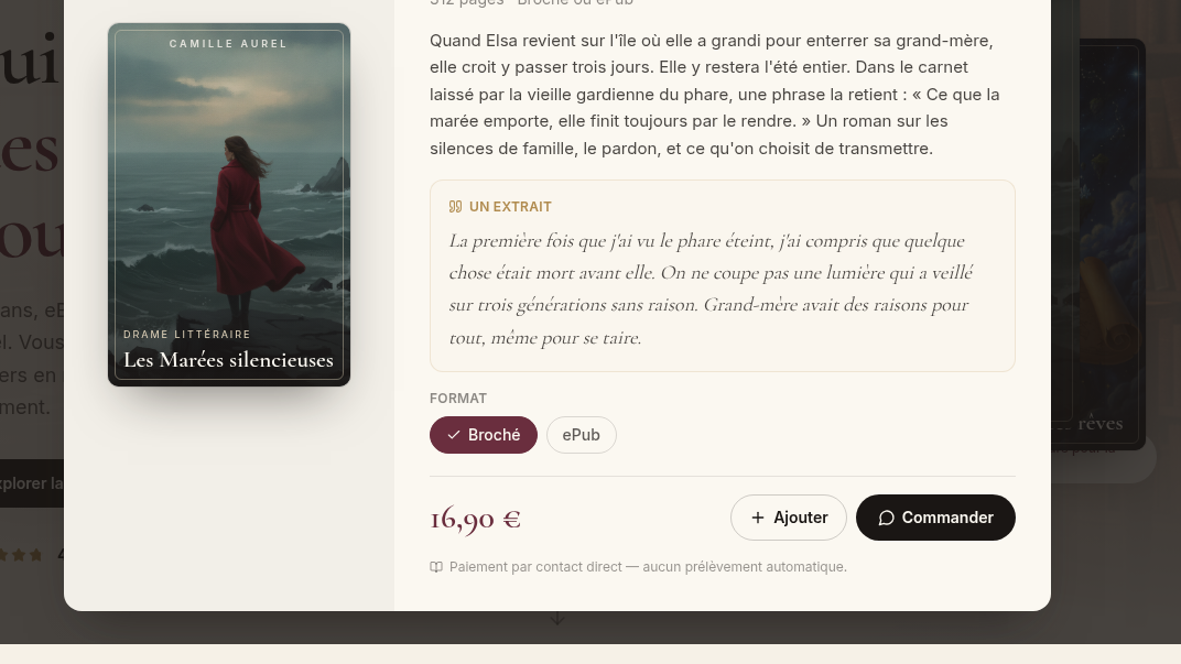 Chaque livre se feuillette
