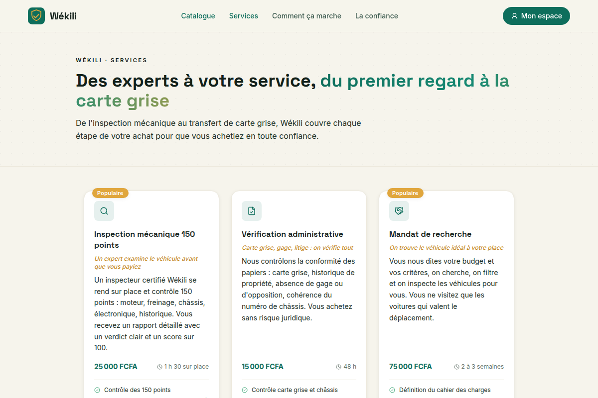 Six services d'accompagnement à l'achat