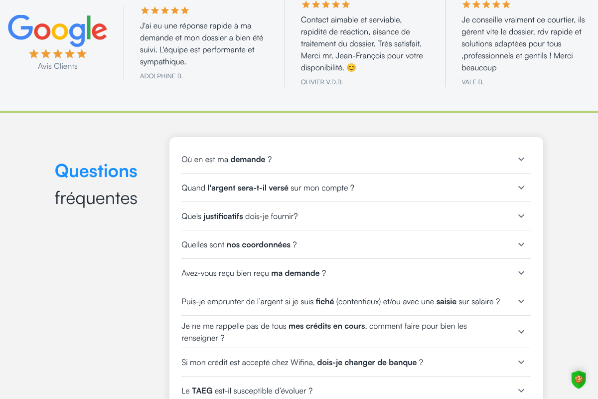 Avis clients et questions fréquentes