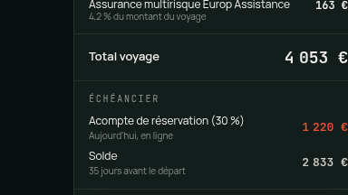 Devis qui se recalcule en direct