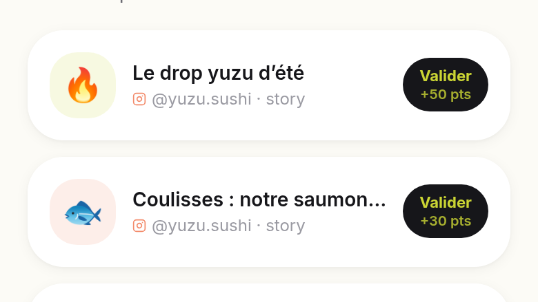 Les stories Instagram deviennent des points