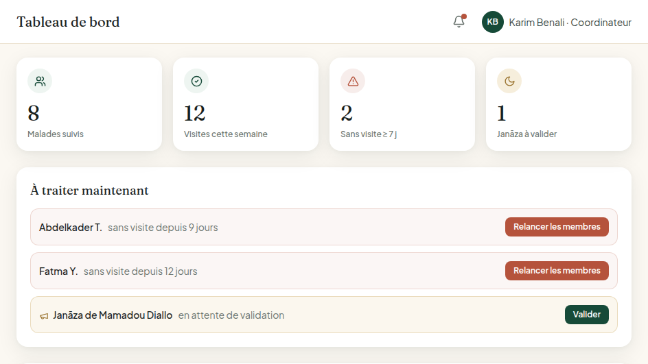 Alertes qui déclenchent l'action