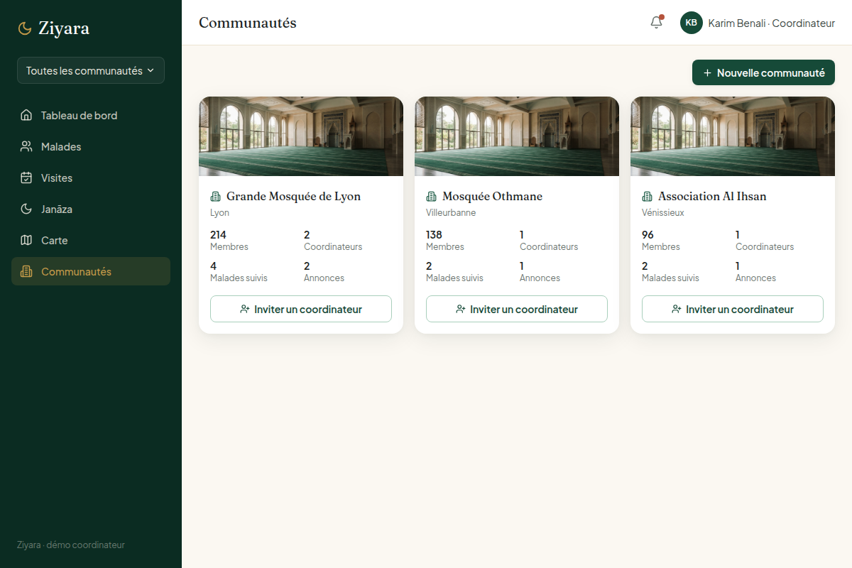 Gestion multi-communautés