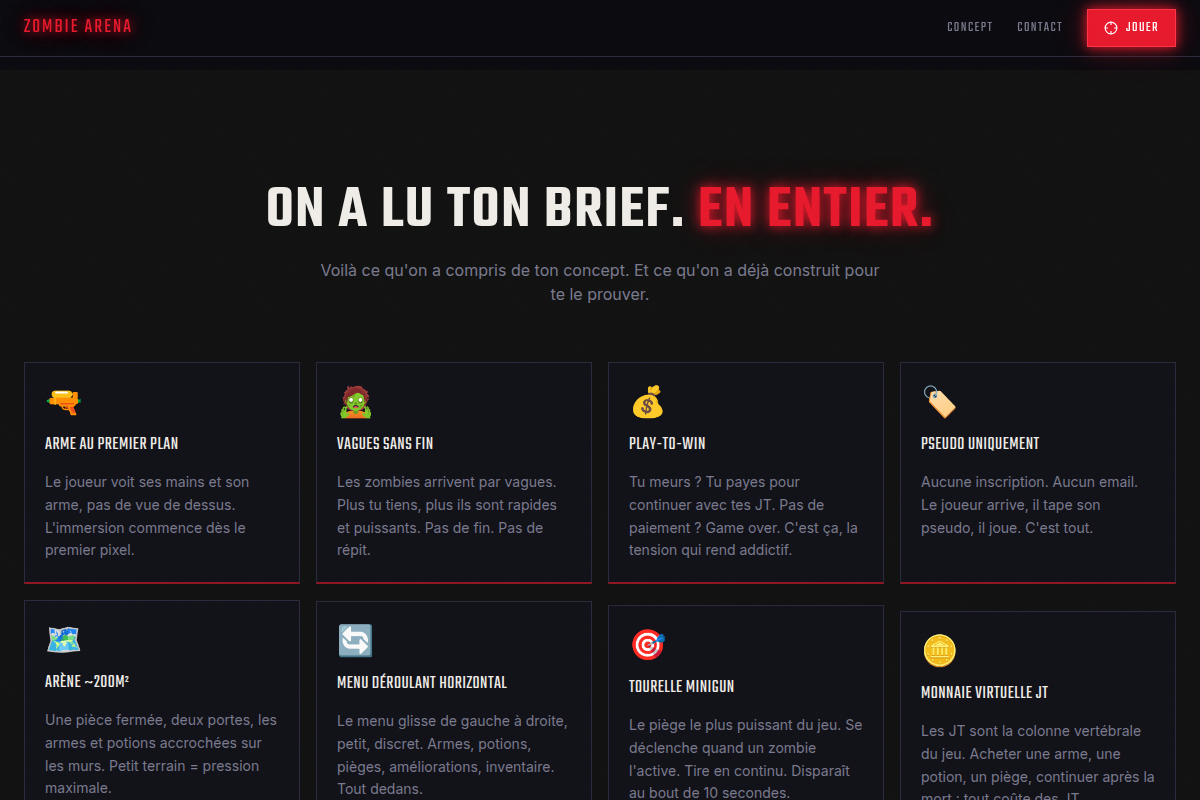 Le brief du joueur, décortiqué