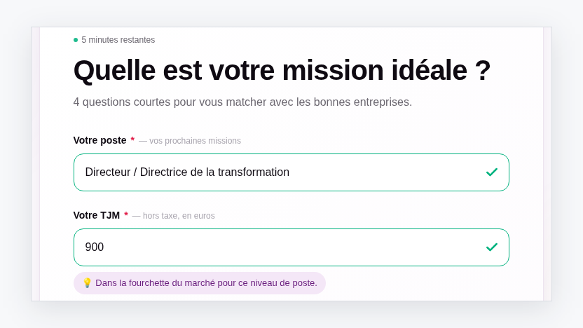 Le parcours reprend là où on l’a laissé
